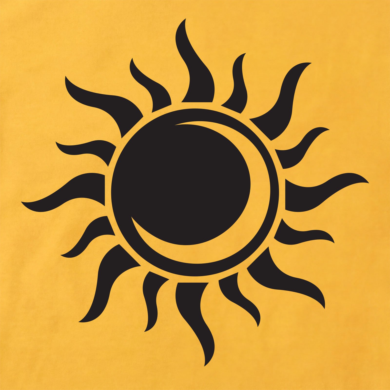 Moon Inside The Sun T-Shirt print detail in Daisy