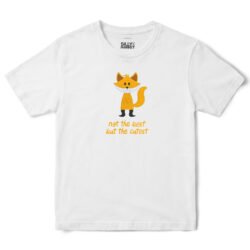 Not The Best But The Cutest Fox T-Shirt in White
