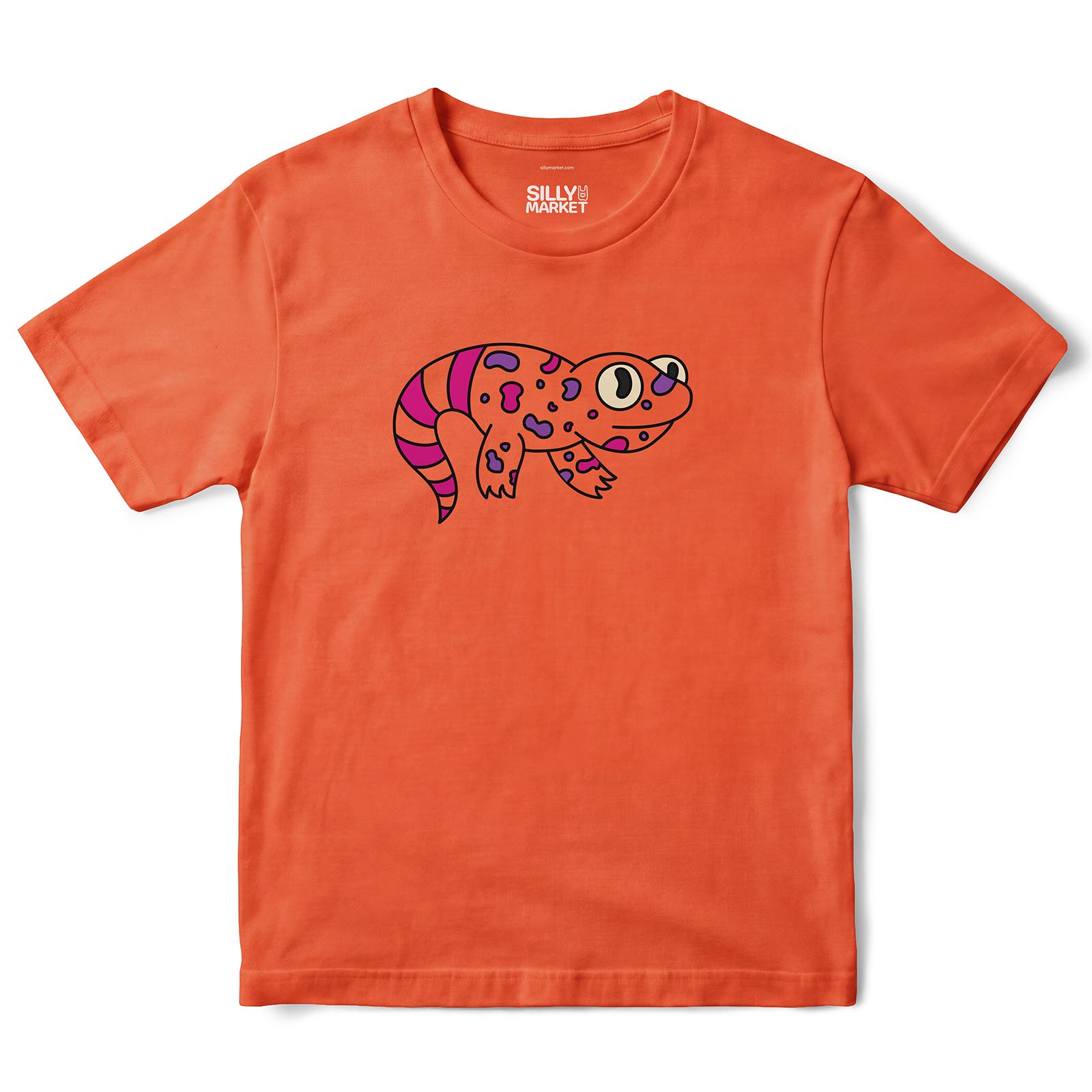 Orange Lizard T-Shirt in Orange