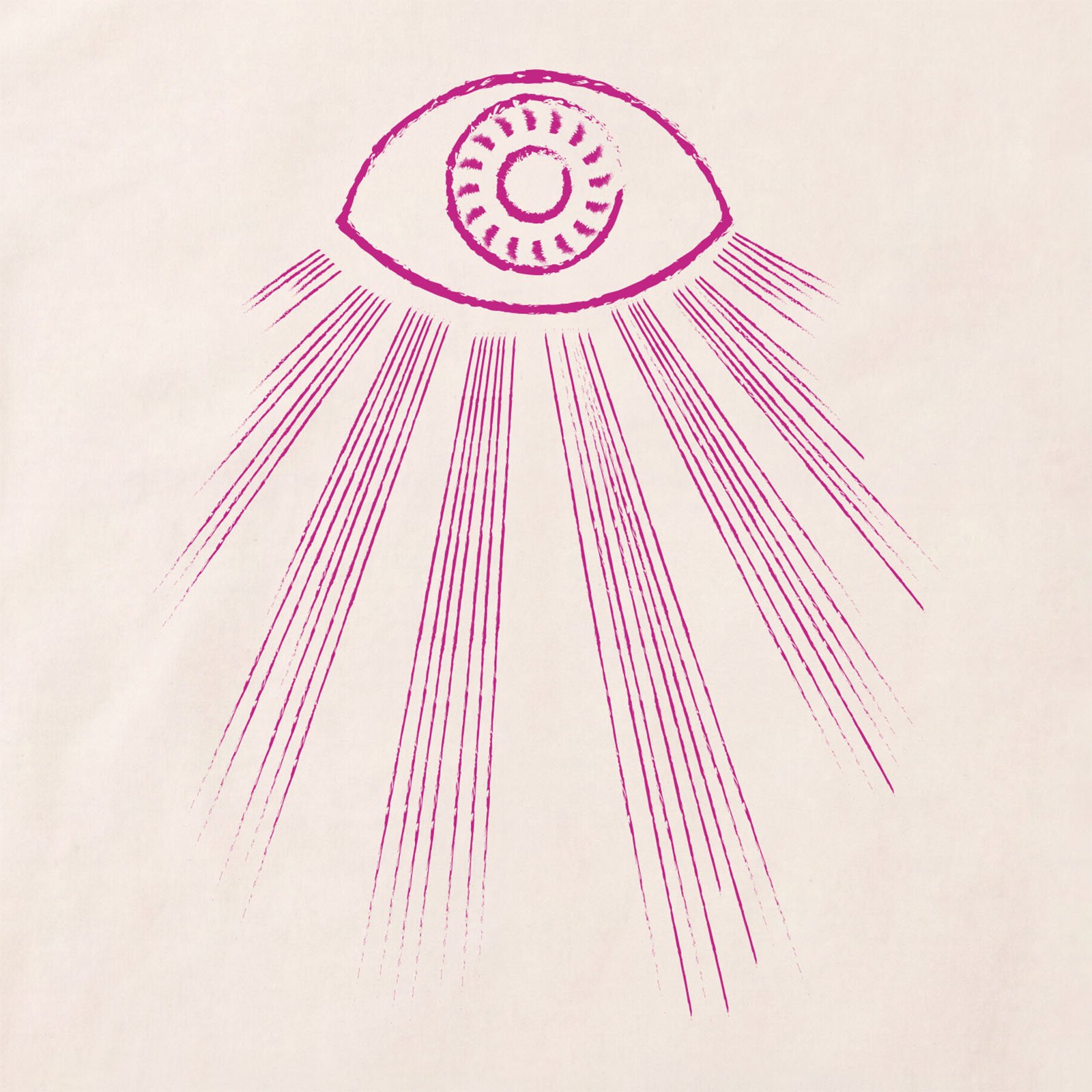 Radiant Eye T-Shirt print detail in Natural