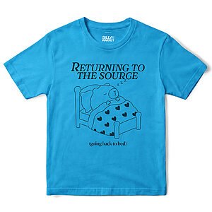Returning To The Source Capybara T-Shirt in Sapphire
