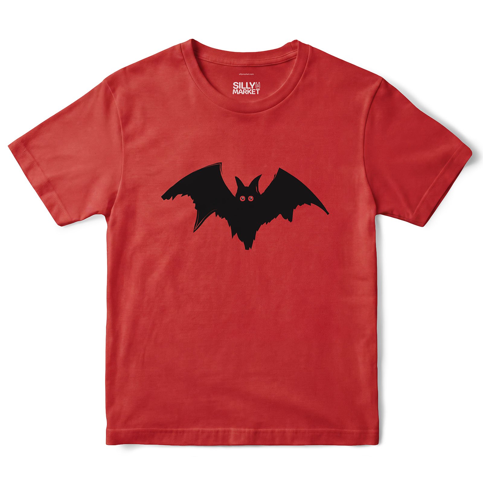 Scary Bat T-Shirt in Red