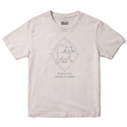 Someone Else's Problem Cat T-Shirt in Ice Grey