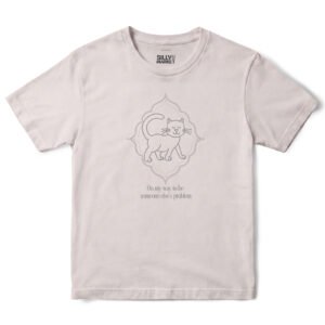 Someone Else's Problem Cat T-Shirt in Ice Grey