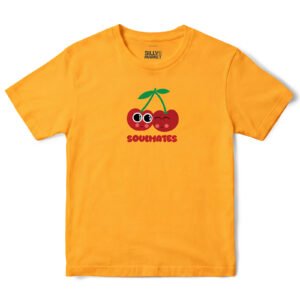 Soulmate Cherries T-Shirt in Gold