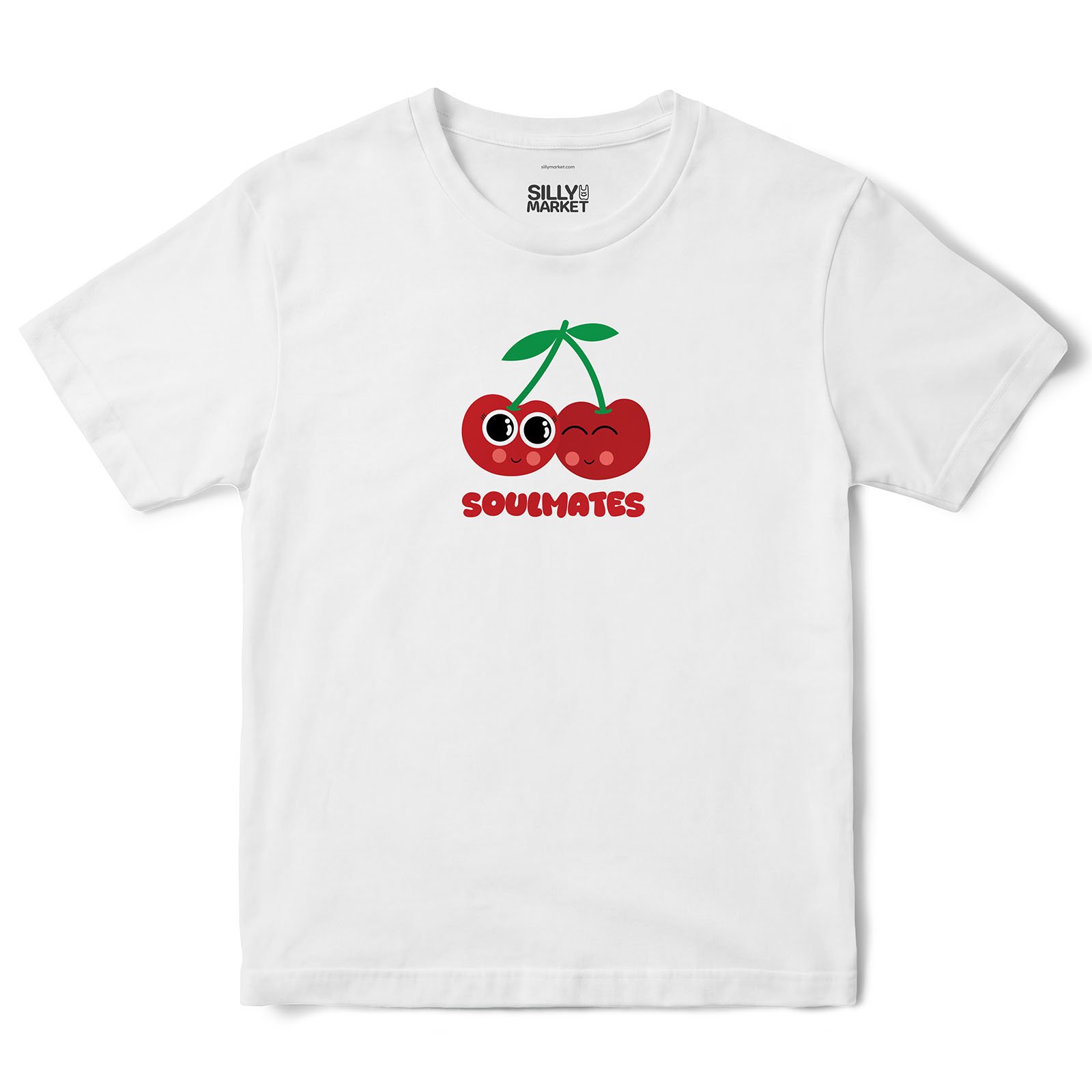 Soulmate Cherries T-Shirt in White