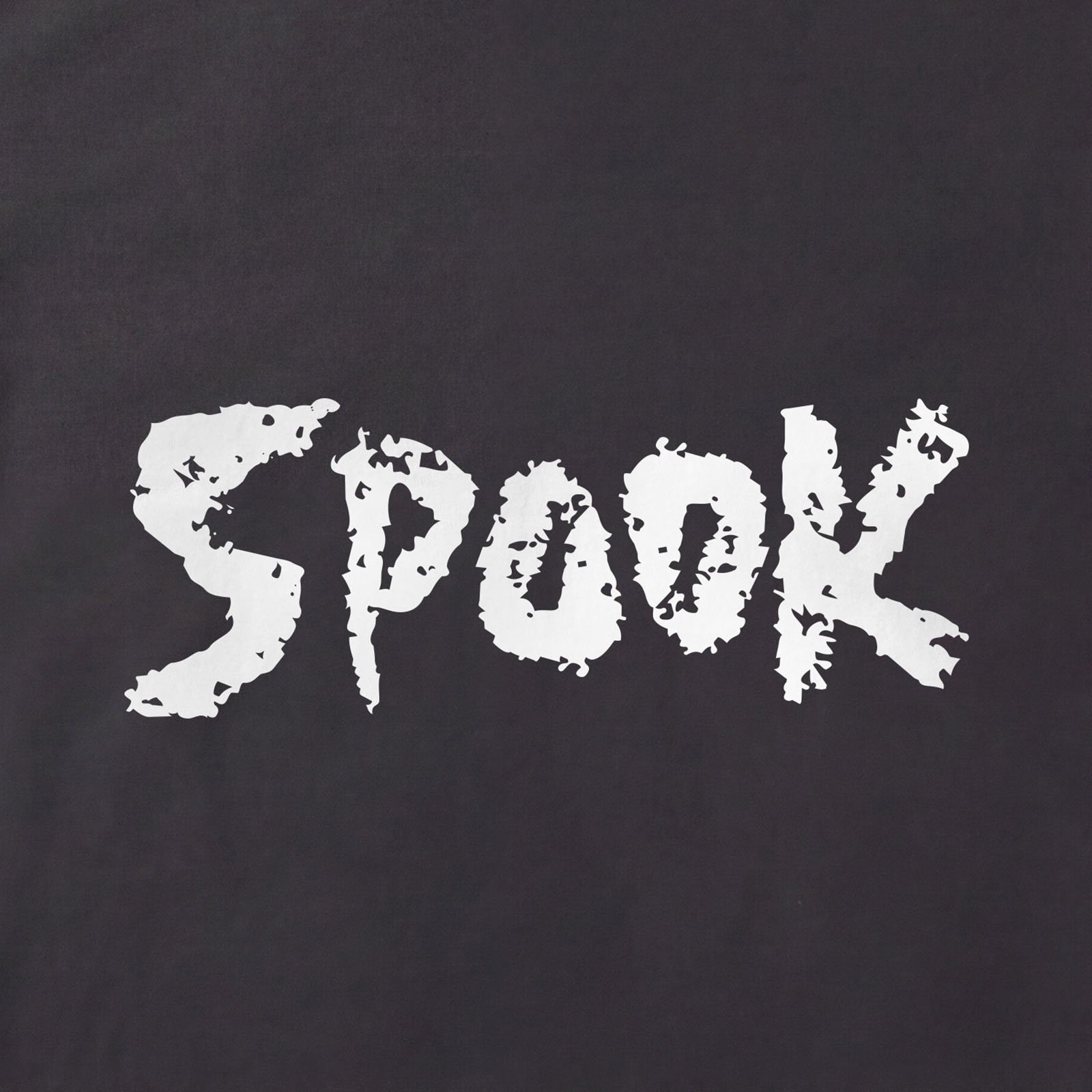 Spook T-Shirt print detail in Black