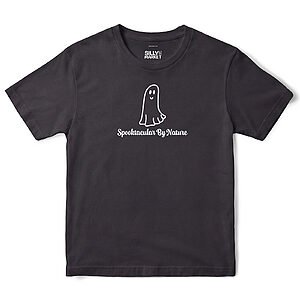 Spooktacular By Nature Ghost T-Shirt in Black