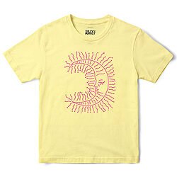 Stylish Moon T-Shirt in Cornsilk
