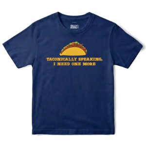 Taconically Speaking Taco T-Shirt in Navy