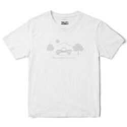 The Road Is My Home T-Shirt in White