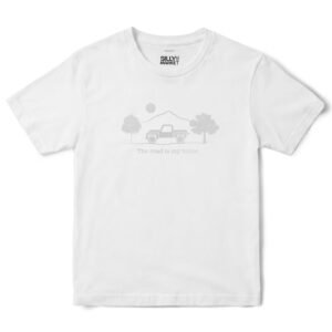The Road Is My Home T-Shirt in White