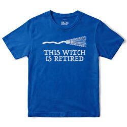 This Witch Is Retired T-Shirt in Royal