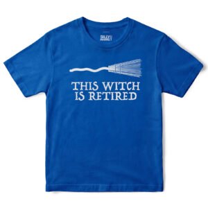 This Witch Is Retired T-Shirt in Royal