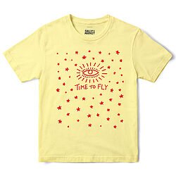 Time To Fly T-Shirt in Cornsilk