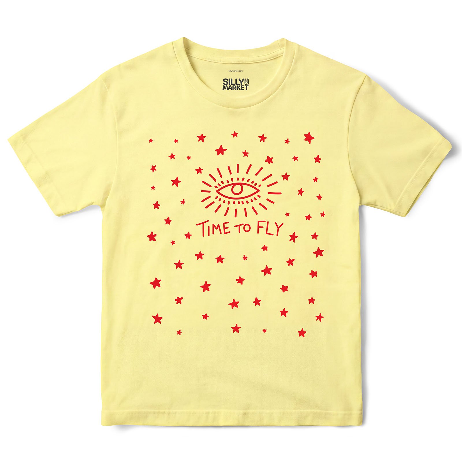 Time To Fly T-Shirt in Cornsilk