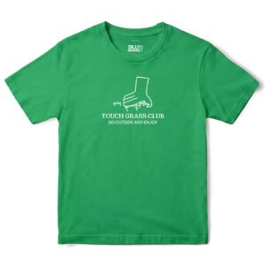Touch Grass Club T-Shirt in Irish Green