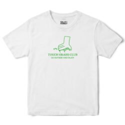 Touch Grass Club T-Shirt in White