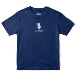 Virgo Zodiac T-Shirt in Navy