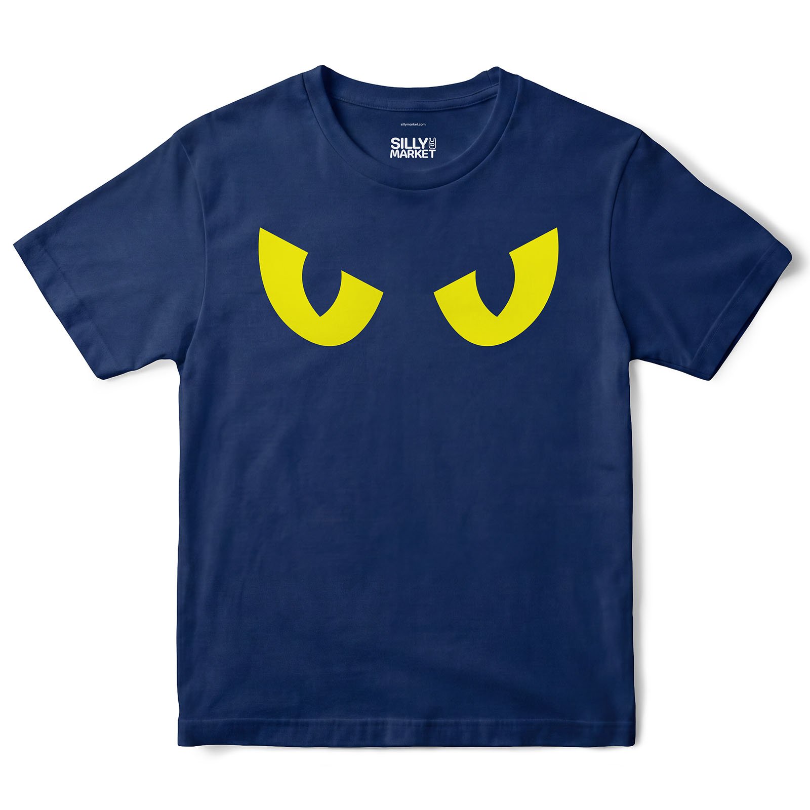 Yellow Eyes T-Shirt in Navy