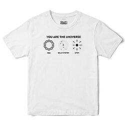 You Are The Universe T-Shirt in White